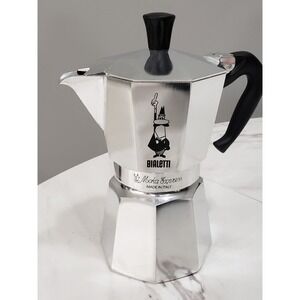 VERY CLEAN EXCELLENT CONDITION Bialetti Moka Express Espresso Maker 6 Cup Oceana